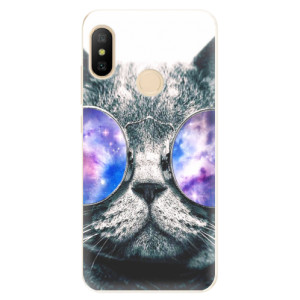 Silikonové pouzdro iSaprio - Xiaomi Mi A2 Lite - Galaxy Cat