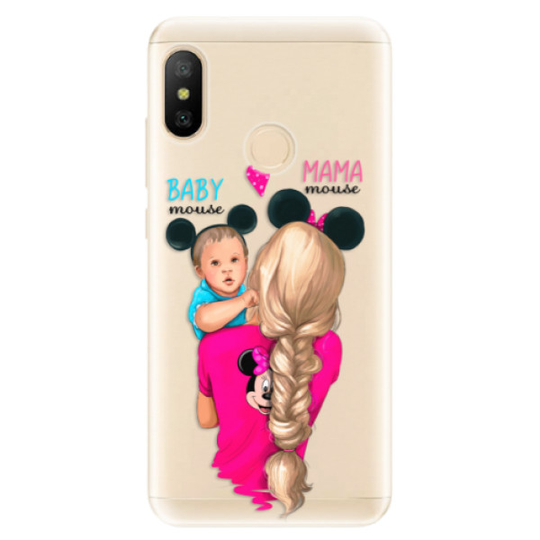 Odolné silikonové pouzdro iSaprio - Mama Mouse Blonde and Boy - Xiaomi Mi A2 Lite