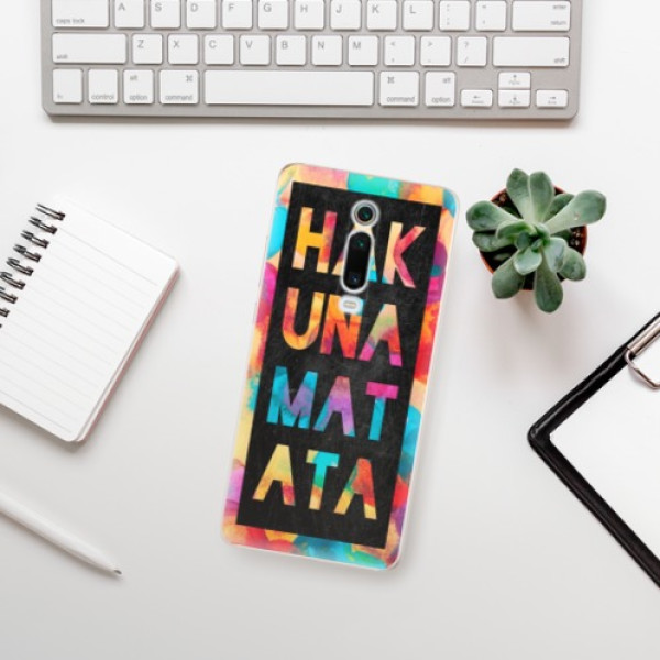 Silikonové pouzdro iSaprio - Xiaomi Mi 9T Pro - Hakuna Matata 01