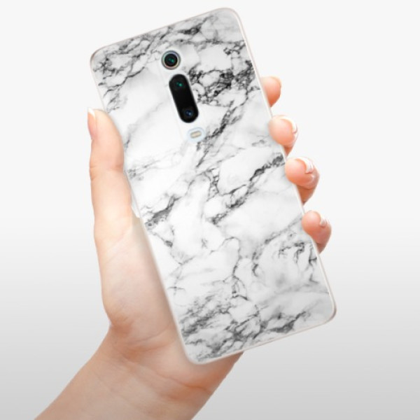 Silikonové pouzdro iSaprio - Xiaomi Mi 9T Pro - White Marble 01