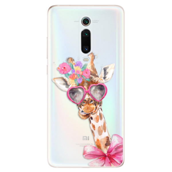 Odolné silikonové pouzdro iSaprio - Lady Giraffe - Xiaomi Mi 9T Pro