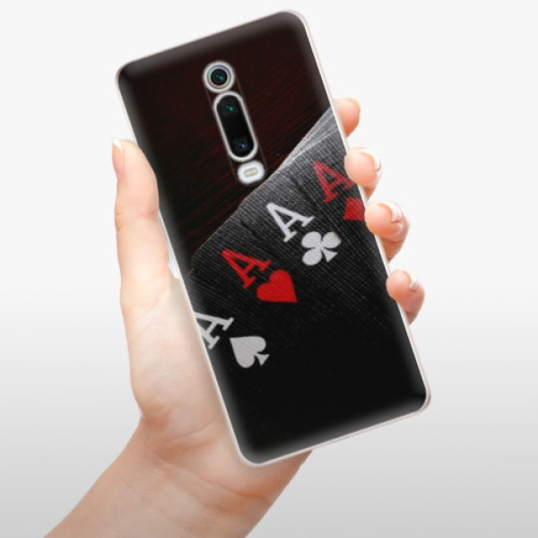 Silikonové pouzdro iSaprio - Xiaomi Mi 9T Pro - Poker