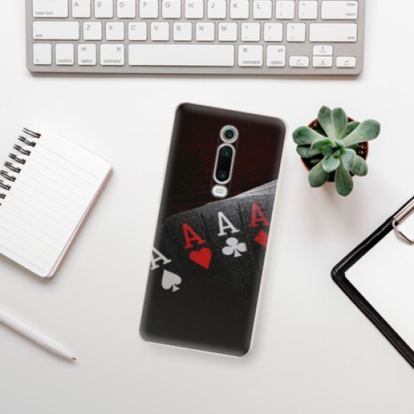 Silikonové pouzdro iSaprio - Xiaomi Mi 9T Pro - Poker