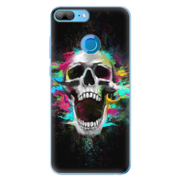 Odolné silikonové pouzdro iSaprio - Skull in Colors na mobil Honor 9 Lite (Odolné silikonové pouzdro, kryt, obal iSaprio - Skull in Colors na mobil Honor 9 Lite)