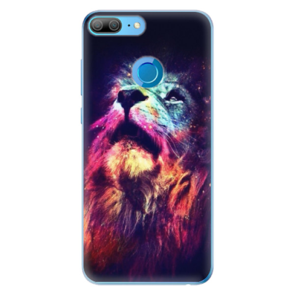 Odolné silikonové pouzdro iSaprio - Lion in Colors na mobil Honor 9 Lite (Odolné silikonové pouzdro, kryt, obal iSaprio - Lion in Colors na mobil Honor 9 Lite)