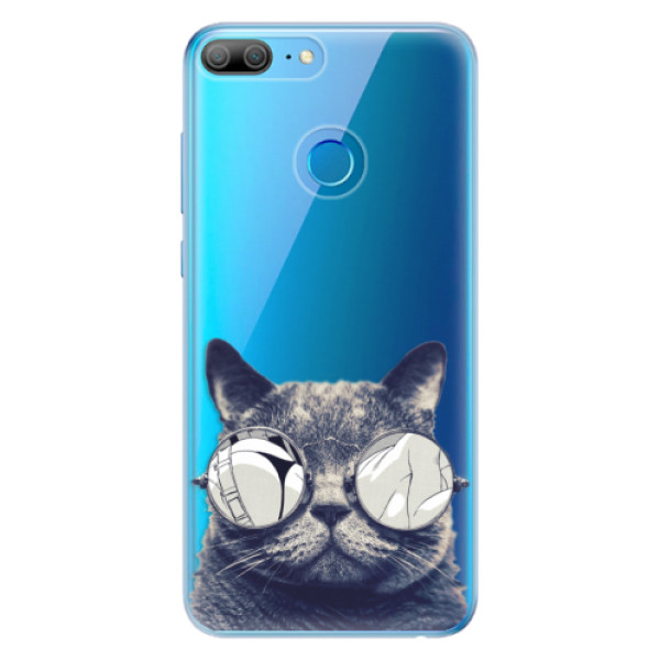 Odolné silikonové pouzdro iSaprio - Crazy Cat 01 na mobil Honor 9 Lite (Odolné silikonové pouzdro, kryt, obal iSaprio - Crazy Cat 01 na mobil Honor 9 Lite)