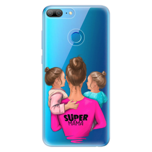 Odolné silikonové pouzdro iSaprio - Super Mama - Two Girls na mobil Honor 9 Lite (Odolné silikonové pouzdro, kryt, obal iSaprio - Super Mama - Two Girls na mobil Honor 9 Lite)