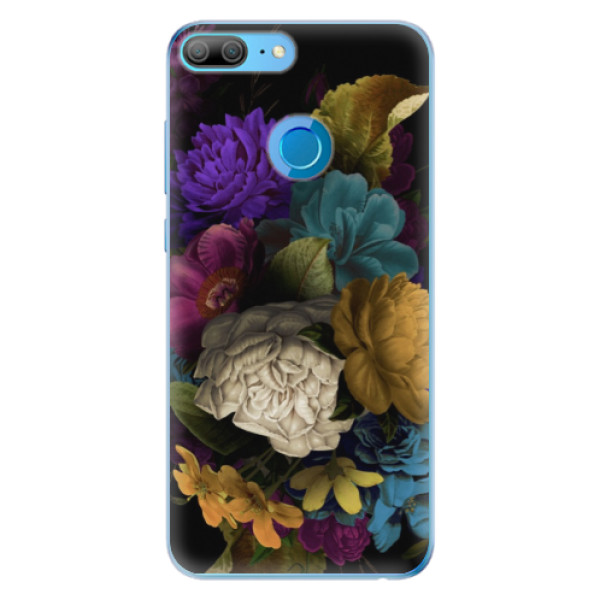 Odolné silikonové pouzdro iSaprio - Dark Flowers na mobil Honor 9 Lite (Odolné silikonové pouzdro, kryt, obal iSaprio - Dark Flowers na mobil Honor 9 Lite)