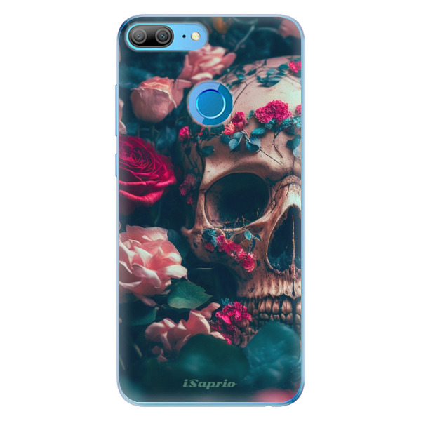 Odolné silikonové pouzdro iSaprio - Skull in Roses - Huawei Honor 9 Lite