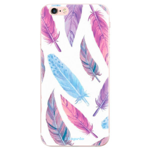 Odolné silikonové pouzdro iSaprio - Feather Pattern 10 na mobil Apple iPhone 6 Plus / 6S Plus