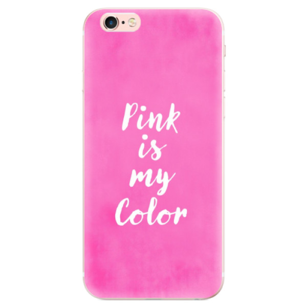 Odolné silikonové pouzdro iSaprio - Pink is my color na mobil Apple iPhone 6 Plus / 6S Plus - poslední kousek za tuto cenu (Odolné silikonové pouzdro, kryt, obal iSaprio - Pink is my color na mobil Apple iPhone 6 Plus / 6S Plus)