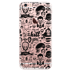 Odolné silikonové pouzdro iSaprio - Comics 01 - black na mobil Apple iPhone 6 Plus / 6S Plus