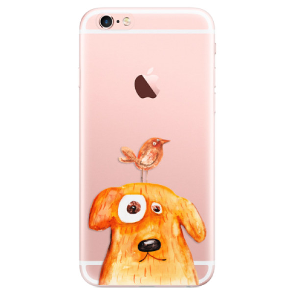 Odolné silikonové pouzdro iSaprio - Dog And Bird - iPhone 6 Plus/6S Plus