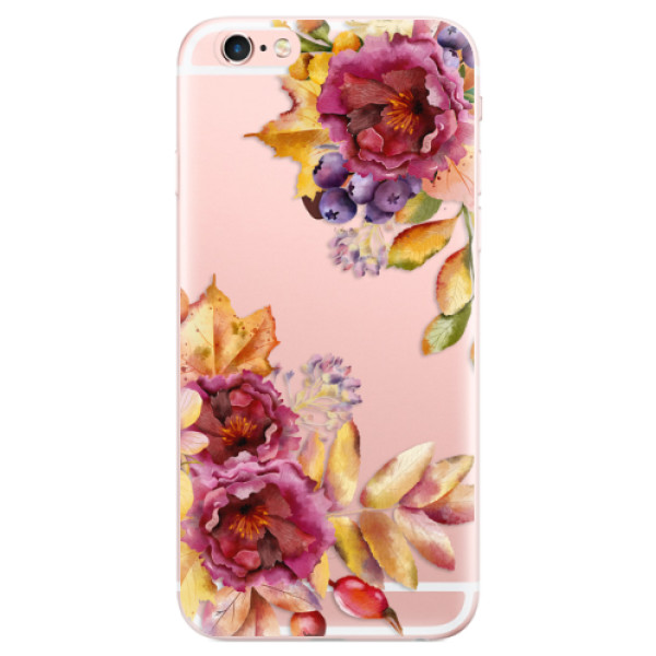 Odolné silikonové pouzdro iSaprio - Fall Flowers - iPhone 6 Plus/6S Plus