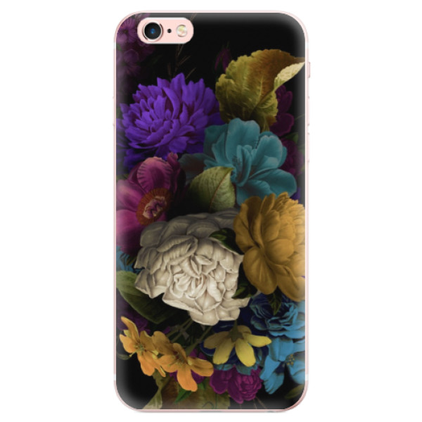Odolné silikonové pouzdro iSaprio - Dark Flowers - iPhone 6 Plus/6S Plus