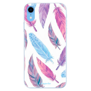 Silikonové pouzdro iSaprio - Apple iPhone XR - Feather Pattern 10