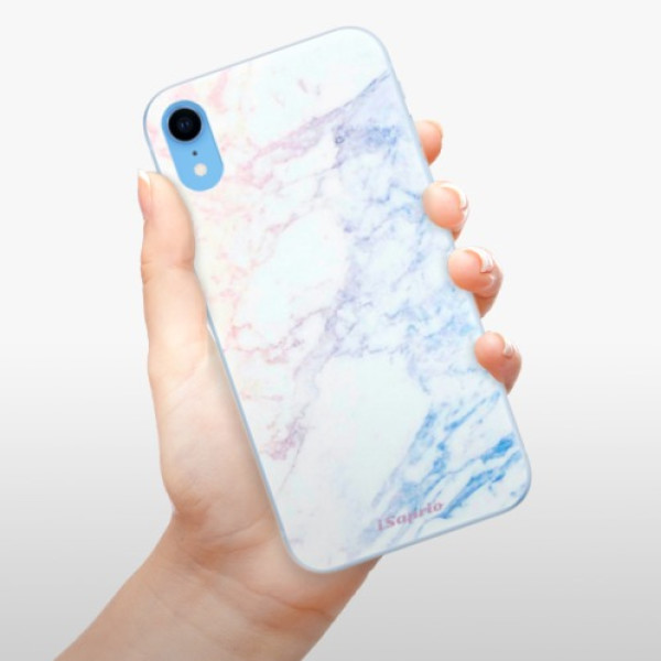 Silikonové pouzdro iSaprio - Apple iPhone XR - Raibow Marble 10
