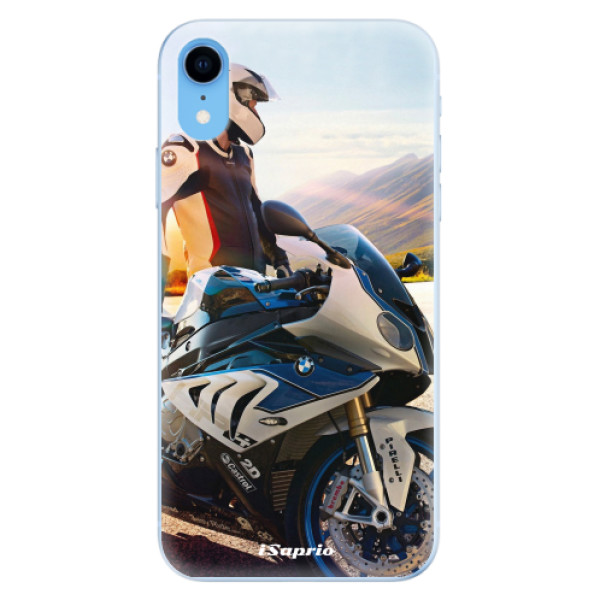 Odolné silikonové pouzdro iSaprio - Motorcycle 10 - iPhone XR