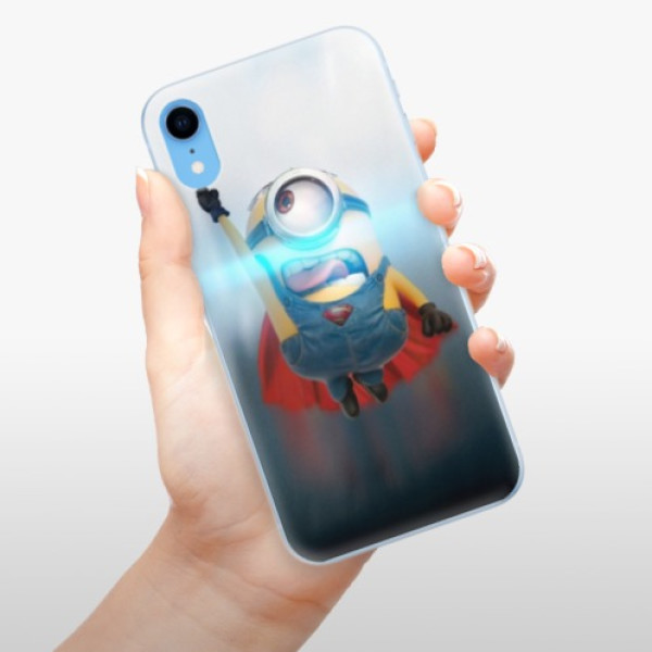 Silikonové pouzdro iSaprio - Apple iPhone XR - Mimons Superman 02