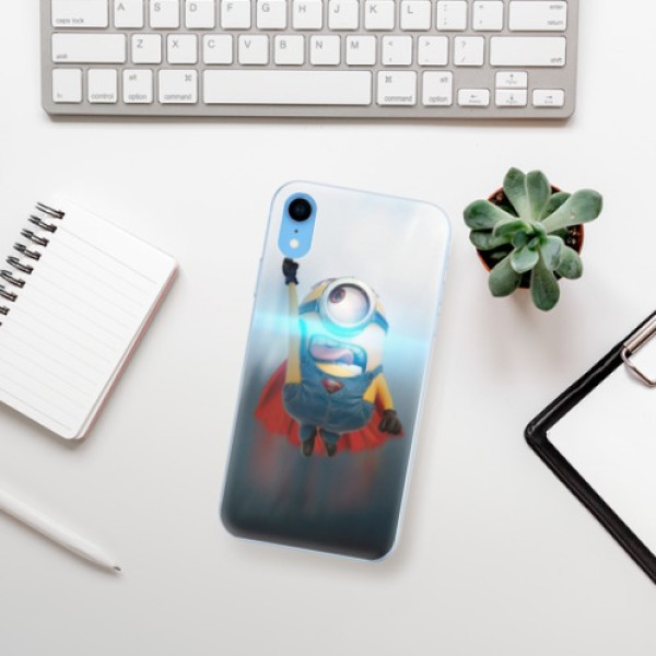 Silikonové pouzdro iSaprio - Apple iPhone XR - Mimons Superman 02