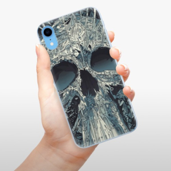 Silikonové pouzdro iSaprio - Apple iPhone XR - Abstract Skull