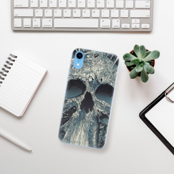 Silikonové pouzdro iSaprio - Apple iPhone XR - Abstract Skull