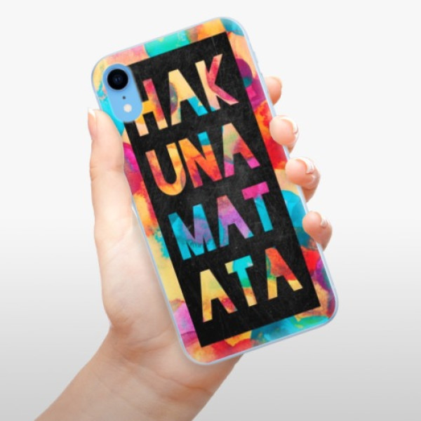 Silikonové pouzdro iSaprio - Apple iPhone XR - Hakuna Matata 01