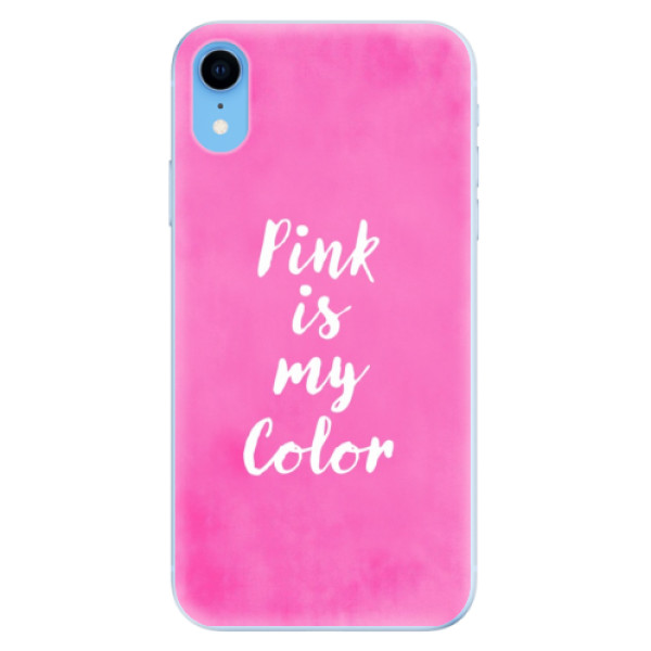 Odolné silikonové pouzdro iSaprio - Pink is my color - iPhone XR