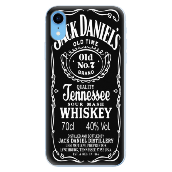 Odolné silikonové pouzdro iSaprio - Jack Daniels - iPhone XR