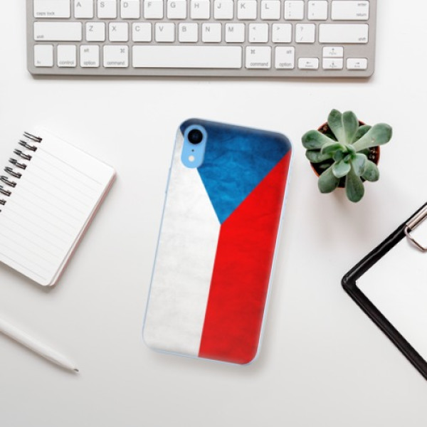 Silikonové pouzdro iSaprio - Apple iPhone XR - Czech Flag