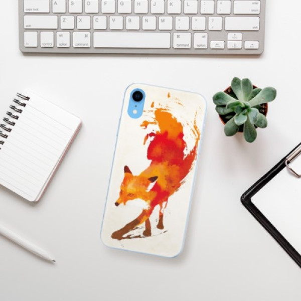 Silikonové pouzdro iSaprio - Apple iPhone XR - Fast Fox