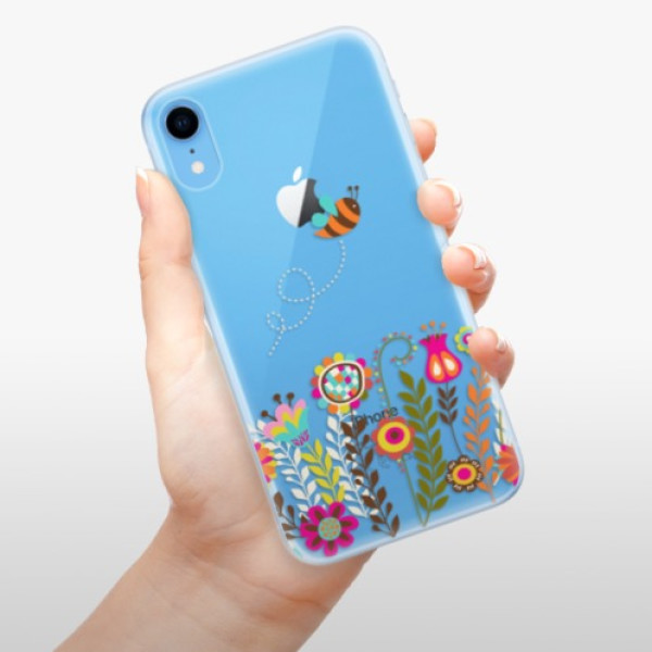 Silikonové pouzdro iSaprio - Apple iPhone XR - Bee 01