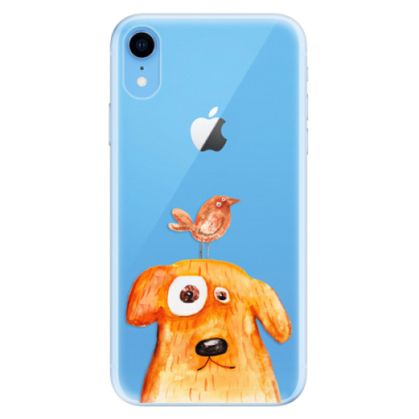 Odolné silikonové pouzdro iSaprio - Dog And Bird na mobil Apple iPhone XR (Odolné silikonové pouzdro, kryt, obal iSaprio - Dog And Bird na mobil Apple iPhone XR)