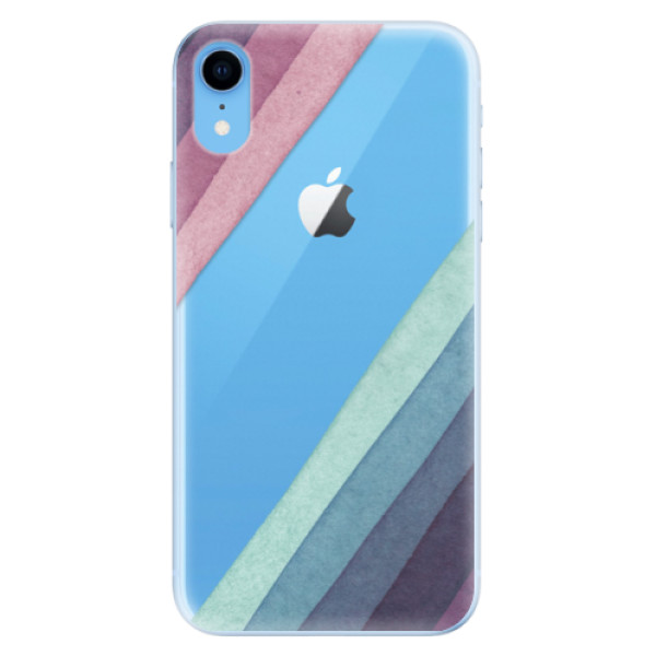 Odolné silikonové pouzdro iSaprio - Glitter Stripes 01 - iPhone XR