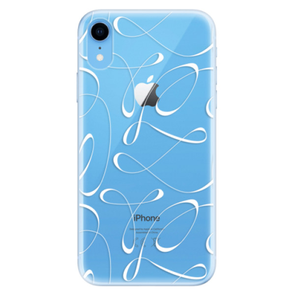 Odolné silikonové pouzdro iSaprio - Fancy - white na mobil Apple iPhone XR (Odolné silikonové pouzdro, kryt, obal iSaprio - Fancy - white na mobil Apple iPhone XR)