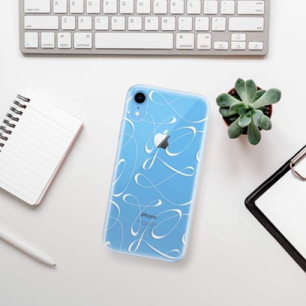 Silikonové pouzdro iSaprio - Apple iPhone XR - Fancy white