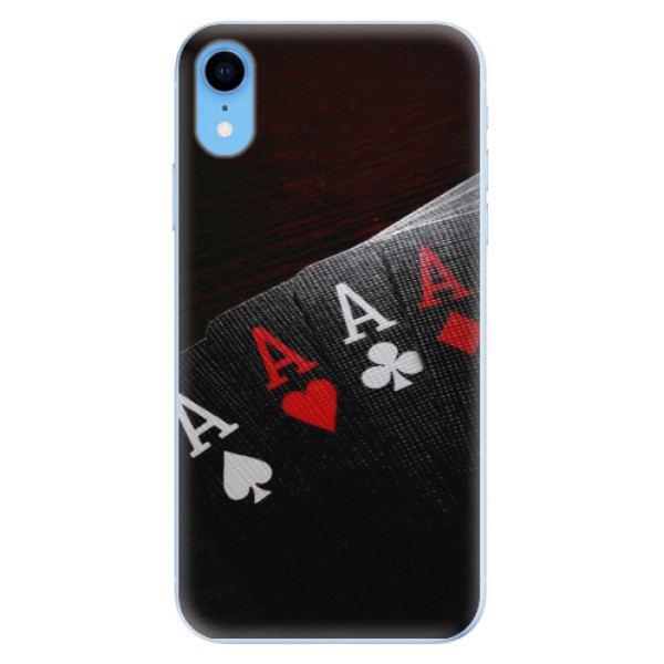 Odolné silikonové pouzdro iSaprio - Poker - iPhone XR