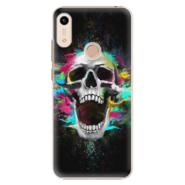 Plastové pouzdro iSaprio - Skull in Colors na mobil Honor 8A (Plastové pouzdro, kryt, obal iSaprio - Skull in Colors na mobil Honor 8A)