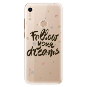 Plastové pouzdro iSaprio - Follow Your Dreams - black na mobil Honor 8A