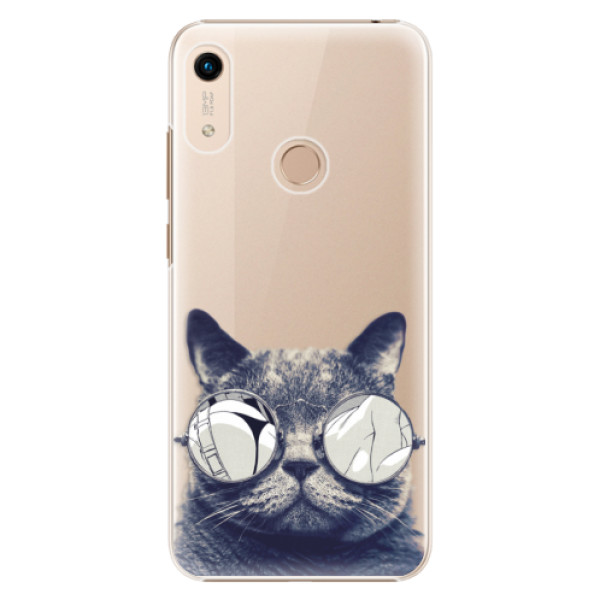 Plastové pouzdro iSaprio - Crazy Cat 01 - Huawei Honor 8A