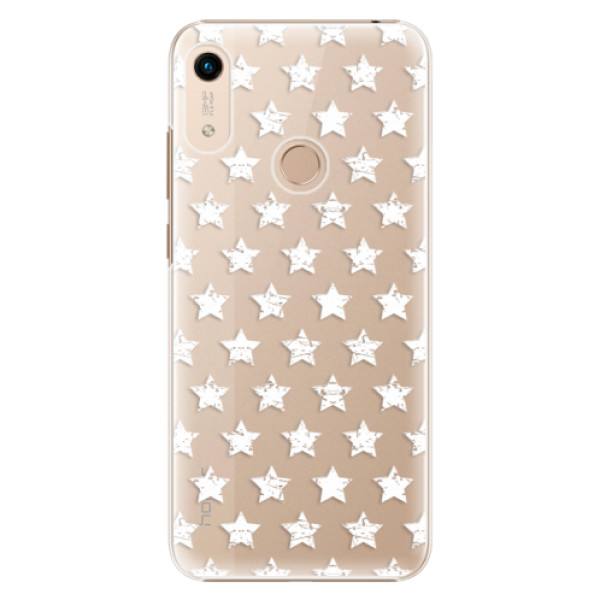 Levně Plastové pouzdro iSaprio - Stars Pattern - white - Huawei Honor 8A
