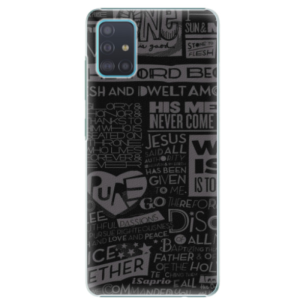 Plastové pouzdro iSaprio - Text 01 - Samsung Galaxy A51
