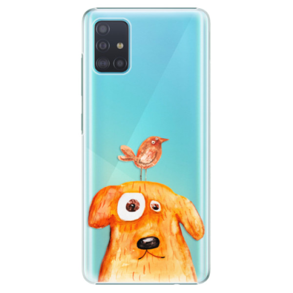 Plastové pouzdro iSaprio - Dog And Bird - Samsung Galaxy A51