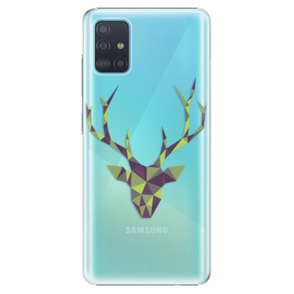 Plastové pouzdro iSaprio - Deer Green - Samsung Galaxy A51