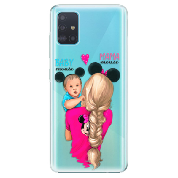 Plastové pouzdro iSaprio - Mama Mouse Blonde and Boy - Samsung Galaxy A51