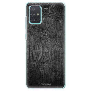 Plastové pouzdro iSaprio - Black Wood 13 na mobil Samsung Galaxy A71