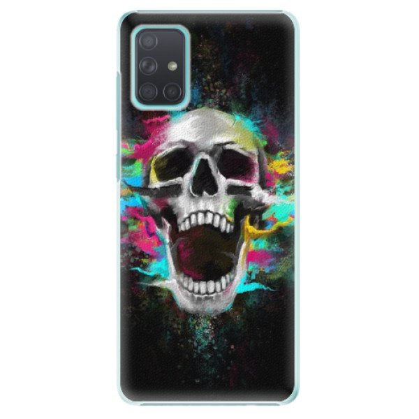 Plastové pouzdro iSaprio - Skull in Colors - Samsung Galaxy A71