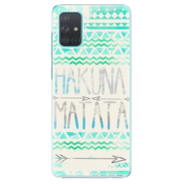 Plastové pouzdro iSaprio - Hakuna Matata Green - Samsung Galaxy A71