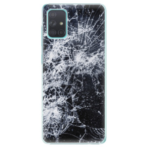 Plastové pouzdro iSaprio - Cracked na mobil Samsung Galaxy A71
