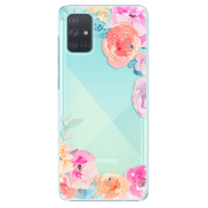Plastové pouzdro iSaprio - Flower Brush na mobil Samsung Galaxy A71